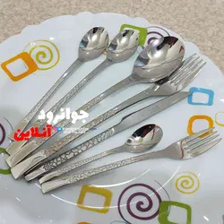 سرویس قاشق چنگال استیل یونیک 120 پارچه طرح برلین اروپایی