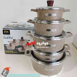 سرویس قابلمه زیو نوا 12 پارچه گرانیت سنگی Zio Z-7860