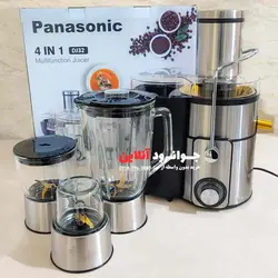 آبمیوه گیر پاناسونیک تیغه طلایی 4 کاره مدل DJ32