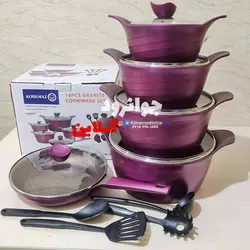 سرویس قابلمه گرانیتی کرکماز 16 پارچه Korkmaz