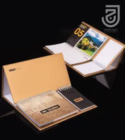 تقویم رومیزی 52 برگ دیاکو طلایی60 عددی