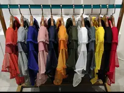 شومیز زنانه جلو بسته یقه قایقی کد 1433 | جزیره فیروزی