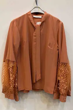 شومیز آستین گیپور جسیکا کد 1151 | جزیره فیروزی