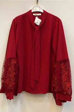 شومیز آستین گیپور جسیکا کد 1151 | جزیره فیروزی