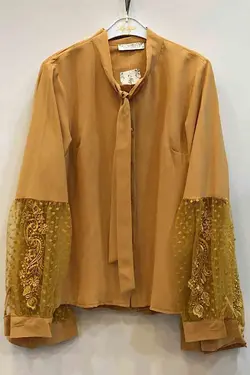 شومیز آستین گیپور جسیکا کد 1151 | جزیره فیروزی