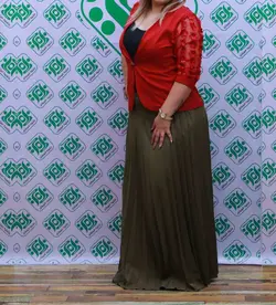 دامن زنانه شیک و مجلسی پلیسه ترک کد 643 | jazirefirouzi
