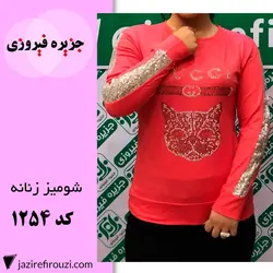 شومیز زنانه نگین دار کد 1254 | jazirefirouzi