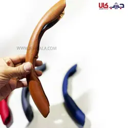 روکش فرمان دو تکه مدل کلیپسی چرم