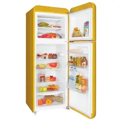 يخچال فريزر کلاسیک بالا پایین امرسان مدل TF16T329CLA زرد
