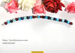 دستبند چشم گربه و جید17/0 گرم کد D108