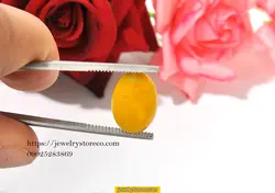 نگین اصیل و معدنی عقیق زرد8/70 قیراط کد AG165