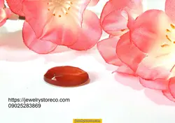 نگین عقیق طبیعی10/55 قیراط کد AG116