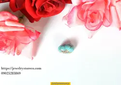 نگین بسیار زیبای فیروزه3/70 قیراط کد T158