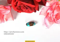 جواهر زیبای طبیعی فیروزه1/95 قیراط