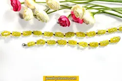 نیم ست  یاقوت سیلان طرح دلبر175قیراط کدNS4