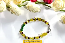 دستبند خاص زبرجد طرح فرشته 25 قیراط25 قیراط کد D21