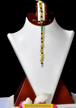 دستبند خاص زبرجد طرح فرشته 25 قیراط25 قیراط کد D21