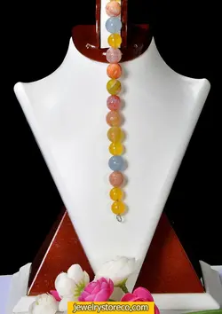 دستبند جید زیبا طرح شادی31 گرم کد D28