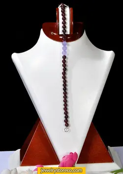 دستبند یاقوت سیلان زیبا طرح غزل17 گرم کد D34