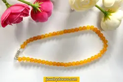 دستبندزیبای جید زردقناری6 گرم کد D67