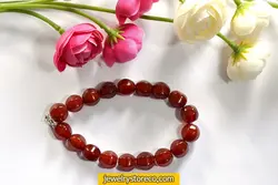 دستبند عقیق طرح دلبر بسیار جذاب28 گرم  کد D59