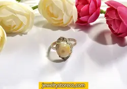 انگشتر نقره 925 عیار عقیق 16.70 قیراط کد R5