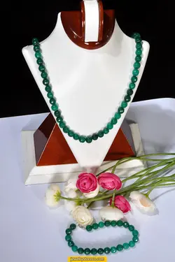 نیم ست یشم طبیعی62 گرم کدNS104