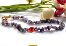 گردنبند آمتیست24.73 گرم کد G56