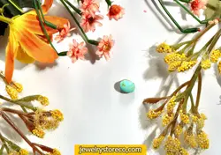 فیروزه طبیعی و زیبا1.05 قیراط کد T69