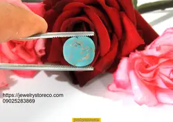 فیروزه ی طبیعی درشت و پاک7.15 قیراط  کد T132