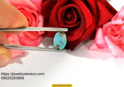 فیروزه طبیعی و چشم نواز2.90 قیراط کد T108