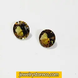 یک جفت نگین الکساندریت مناسب گوشواره کد AL176