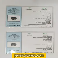 یک جفت گارنت مناسب گوشواره دارای شناسنامه کدGN327