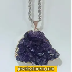 گردنبند آمیتیست کد a106