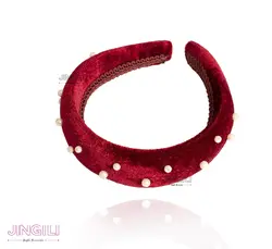 تل سر مدل مخمل مرواریدی کد tlw001