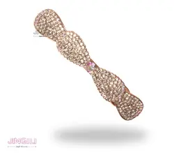 گیره مو مدل پاپیون نگین دار کد cw0055