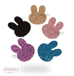 گیره مو مدل خرگوشی چسبی کد cw0012