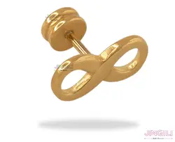 پیرسینگ گوش مدل بی نهایت کد ew0018