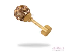 پیرسینگ گوش مدل نگین دار کد ew0012