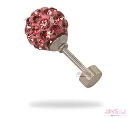 پیرسینگ گوش مدل نگین دار کد ew0012