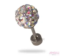 پیرسینگ گوش مدل نگین دار کد ew0012