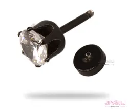 پیرسینگ گوش مدل سنگ یاقوتی کد ew003