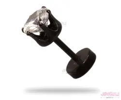 پیرسینگ گوش مدل سنگ یاقوتی کد ew003