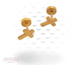 پیرسینگ گوش مدل صلیب کد ew0013