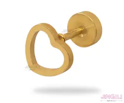 پیرسینگ گوش مدل قلب کد ew009
