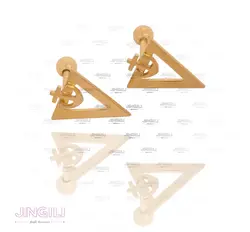 پیرسینگ گوش مدل مثلث لنگر دار کد ew0015