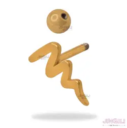 پیرسینگ گوش مدل موج کد ew0017