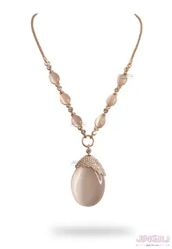 گردنبند زنانه رومانتویی مدل بلوط کد nw0020