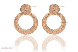 گوشواره مدل گرد فلزی کد erw0010