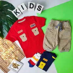 بلوز شلوارک لترباکس کدjk1149